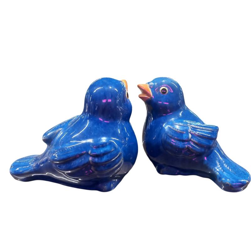 STATUETTA DI CERAMICA UCCELLO BLU SCANDINAVIA  | Mercatino dell'Usato Roma ostia 2