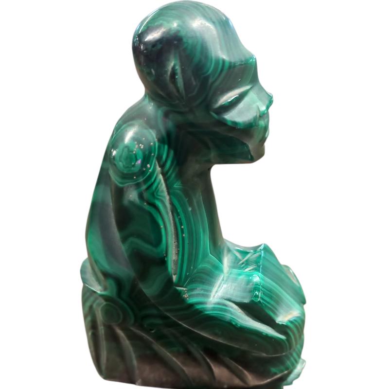 STATUETTA MALACHITE ETNICA | Mercatino dell'Usato Roma ostia 1