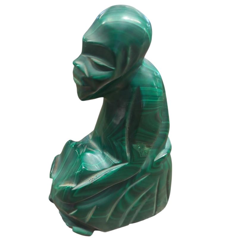 STATUETTA MALACHITE ETNICA | Mercatino dell'Usato Roma ostia 2
