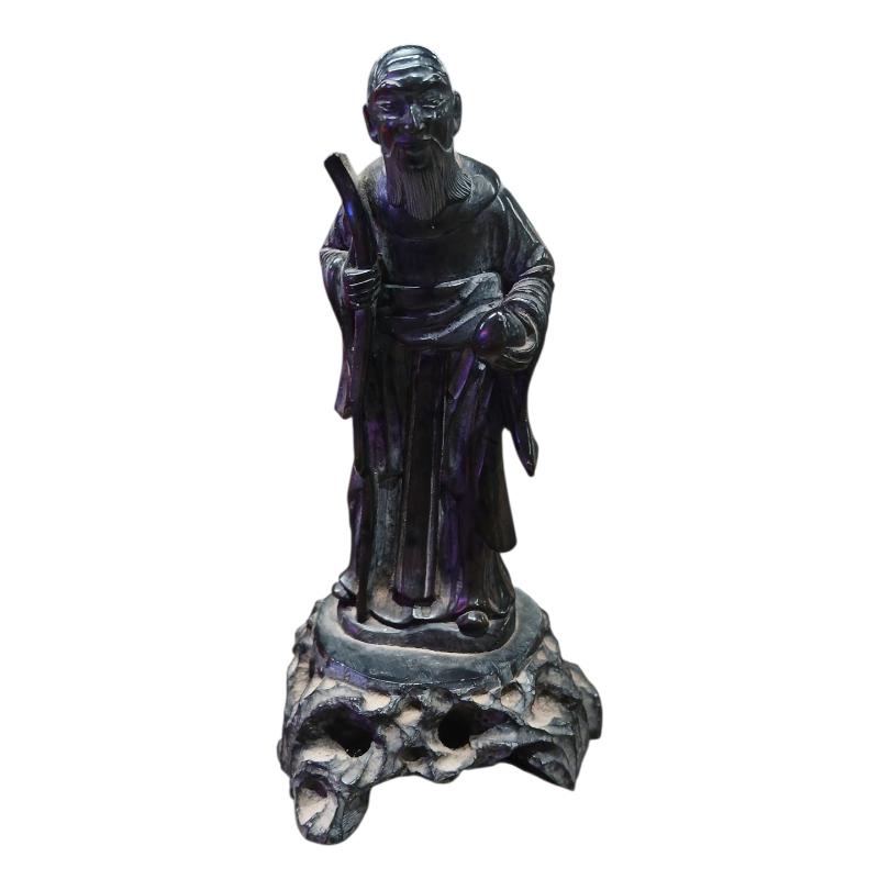 STATUETTA SAGGIO PIETRA SCURA  | Mercatino dell'Usato Roma ostia 1