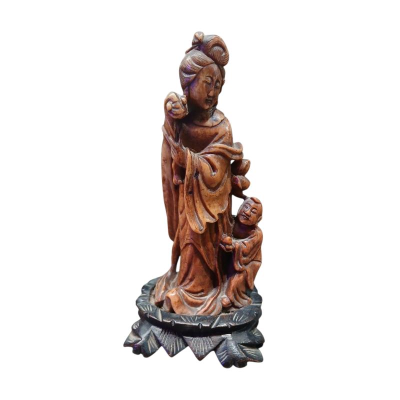 STATUINA GEISHA PIETRA AMBRATA | Mercatino dell'Usato Roma ostia 1