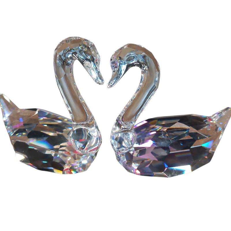 SWAROVSKI FIGURE CRISTALLO CIGNI  | Mercatino dell'Usato Roma ostia 1