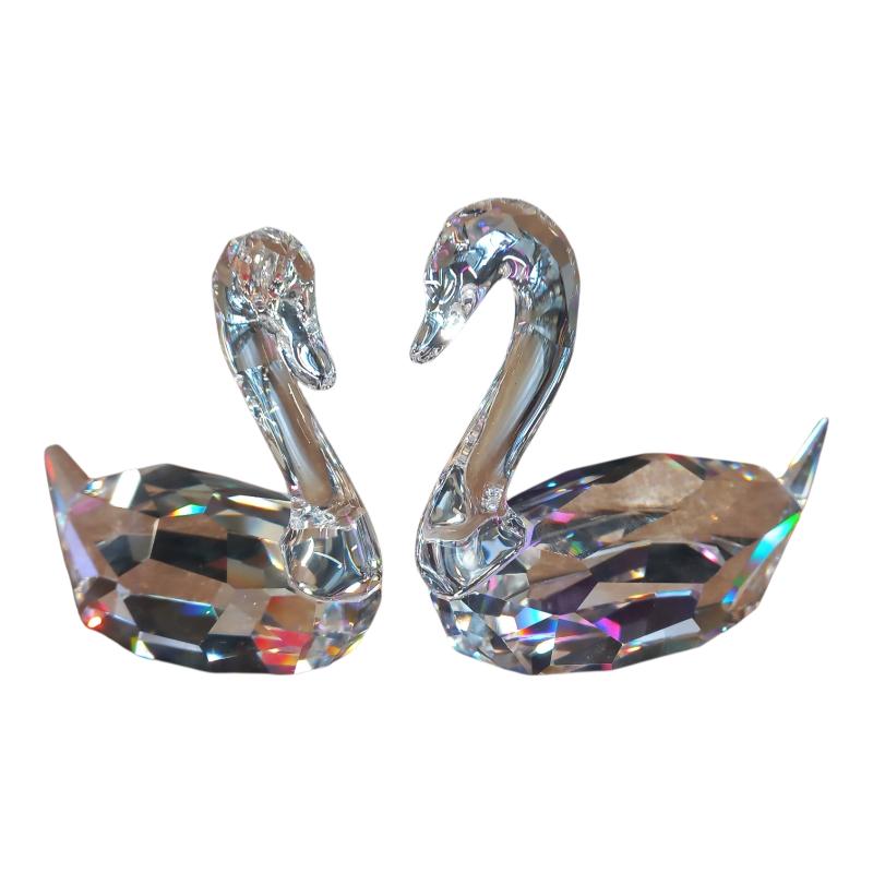 SWAROVSKI FIGURE CRISTALLO CIGNI  | Mercatino dell'Usato Roma ostia 2