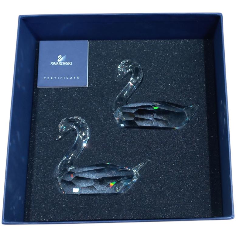 SWAROVSKI FIGURE CRISTALLO CIGNI  | Mercatino dell'Usato Roma ostia 3