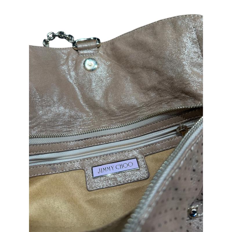 TRACOLLA DONNA JIMMY CHOO BEIGE | Mercatino dell'Usato Roma ostia 3
