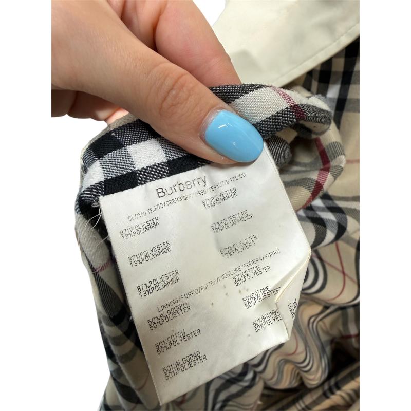 TRENCH UOMO BURBERRY LONDON BEIGE CHECK IN | Mercatino dell'Usato Roma ostia 3