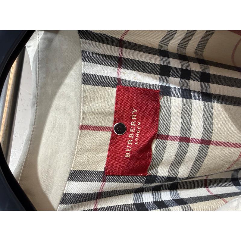 TRENCH UOMO BURBERRY LONDON BEIGE CHECK IN | Mercatino dell'Usato Roma ostia 4