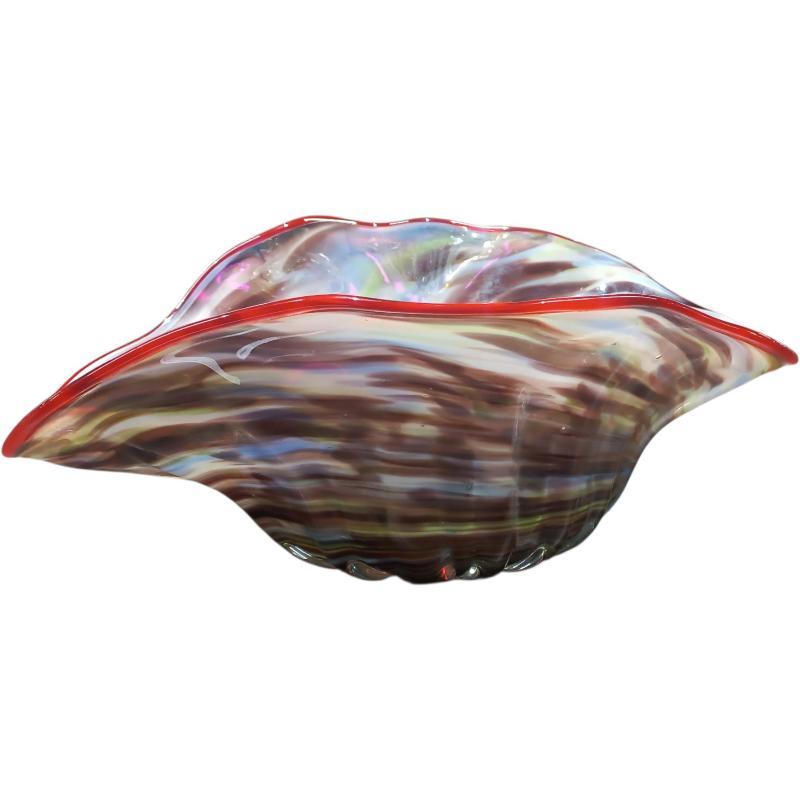 VASO CENTROTAVOLA MURANO OPALESCENTE | Mercatino dell'Usato Roma ostia 1