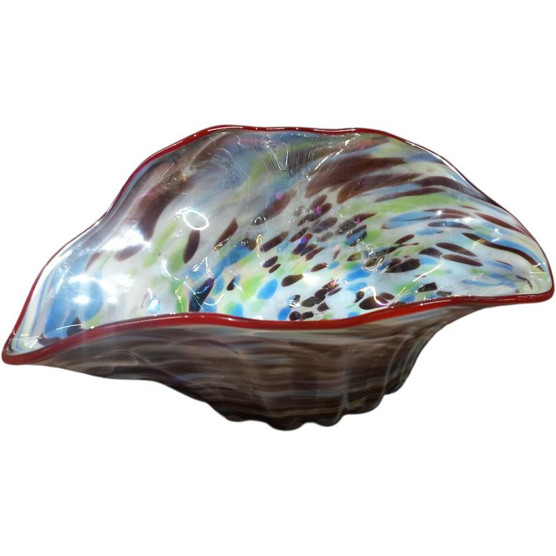 VASO CENTROTAVOLA MURANO OPALESCENTE | Mercatino dell'Usato Roma ostia 2