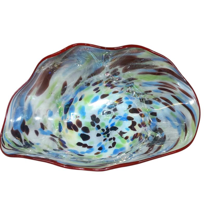 VASO CENTROTAVOLA MURANO OPALESCENTE | Mercatino dell'Usato Roma ostia 4