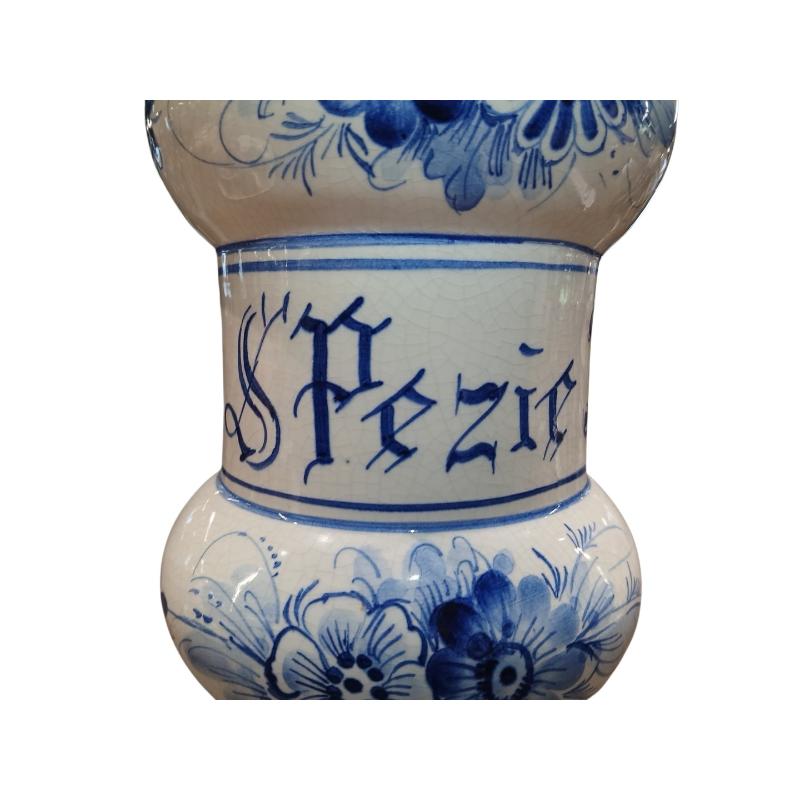 VASO FARMACIA BLU BARATTOLO CERAMICA  | Mercatino dell'Usato Roma ostia 2