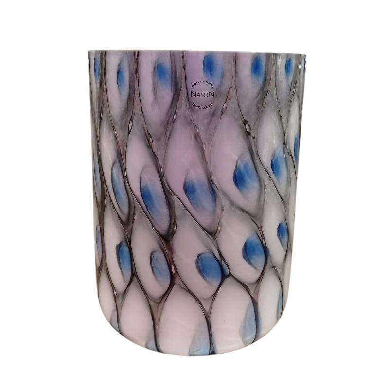 VASO NASON MURANO BLU  | Mercatino dell'Usato Roma ostia 1
