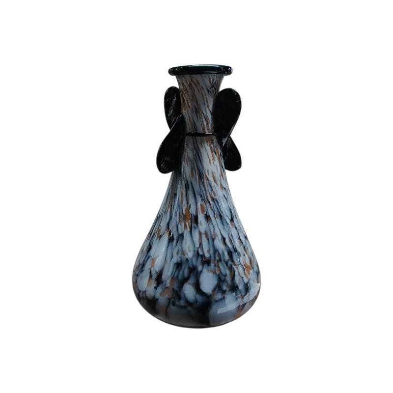 VASO STILE MURANESE ORO E NERO  | Mercatino dell'Usato Roma ostia 1