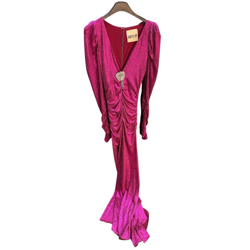 VESTITO DONNA ANIYEBY FUCSIA GLITTER | Mercatino dell'Usato Roma ostia 1