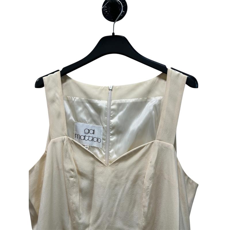 VESTITO DONNA GAI MATTIOLO SETA GIALLINO | Mercatino dell'Usato Roma ostia 2