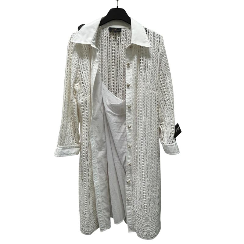 VESTITO DONNA LUISA SPAGNOLI BIANCO PIZZO | Mercatino dell'Usato Roma ostia 1