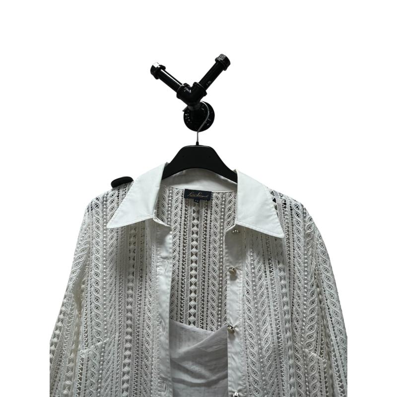 VESTITO DONNA LUISA SPAGNOLI BIANCO PIZZO | Mercatino dell'Usato Roma ostia 2