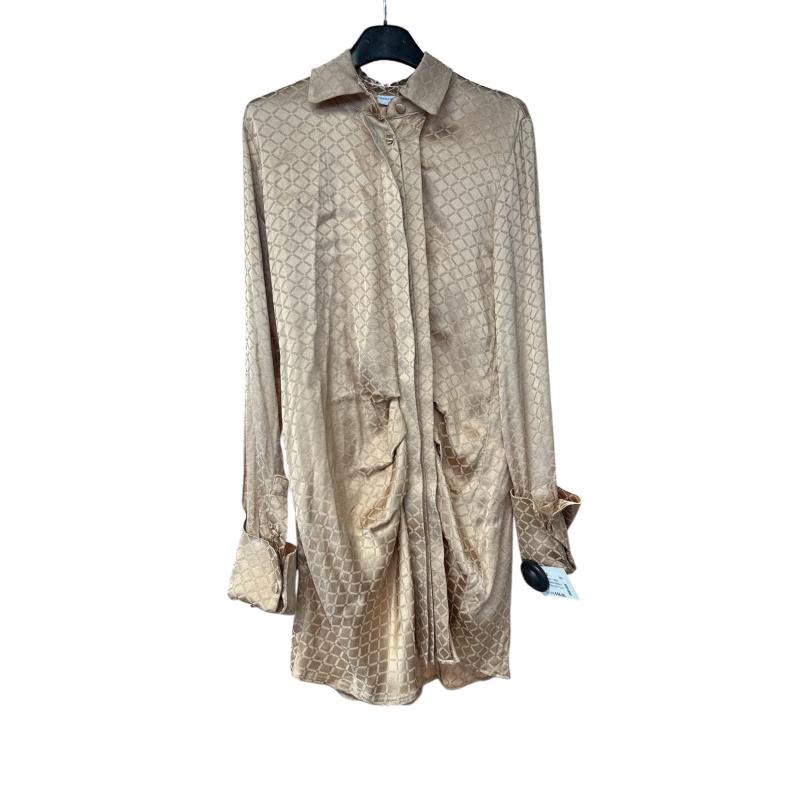 VESTITO DONNA MARIA VITTORIA PAOLILLO BEIGE | Mercatino dell'Usato Roma ostia 1