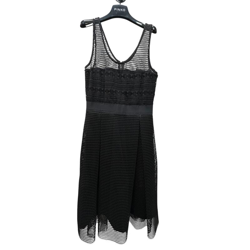 VESTITO DONNA PINKO NERO RETE | Mercatino dell'Usato Roma ostia 1