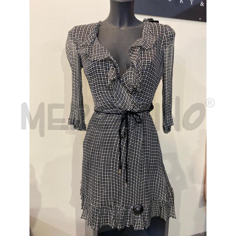 ABITO DONNA PATRIZIA PEPE PIE DE POULE VERDE BIANCO | Mercatino dell'Usato Pomezia 1