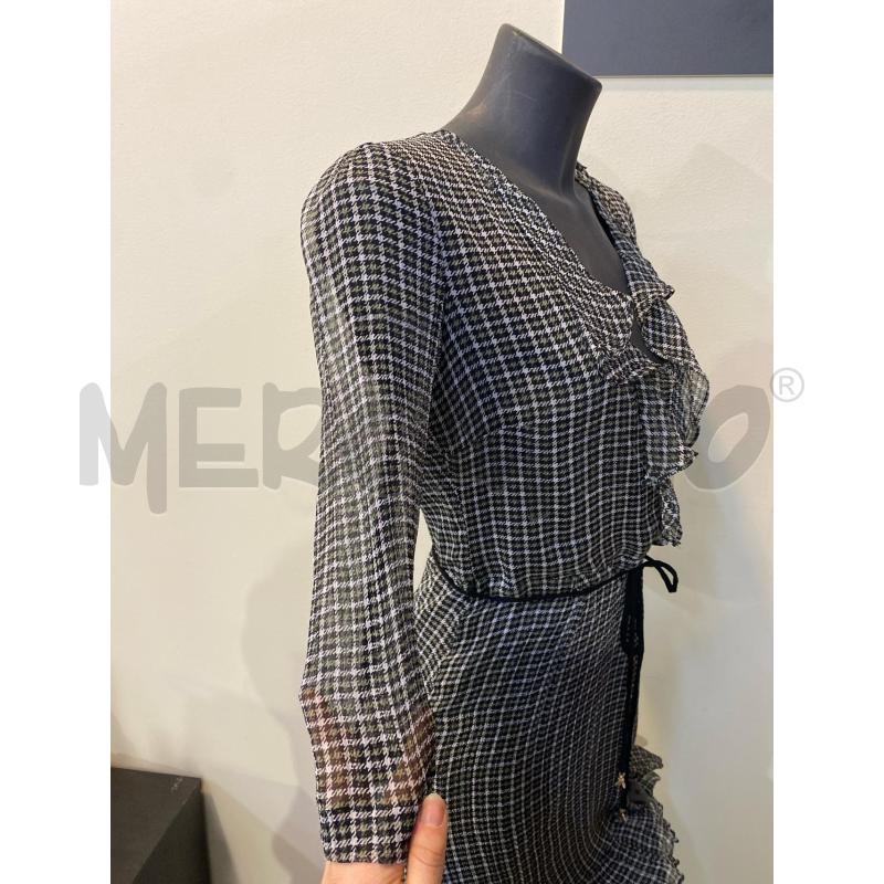 ABITO DONNA PATRIZIA PEPE PIE DE POULE VERDE BIANCO | Mercatino dell'Usato Pomezia 5