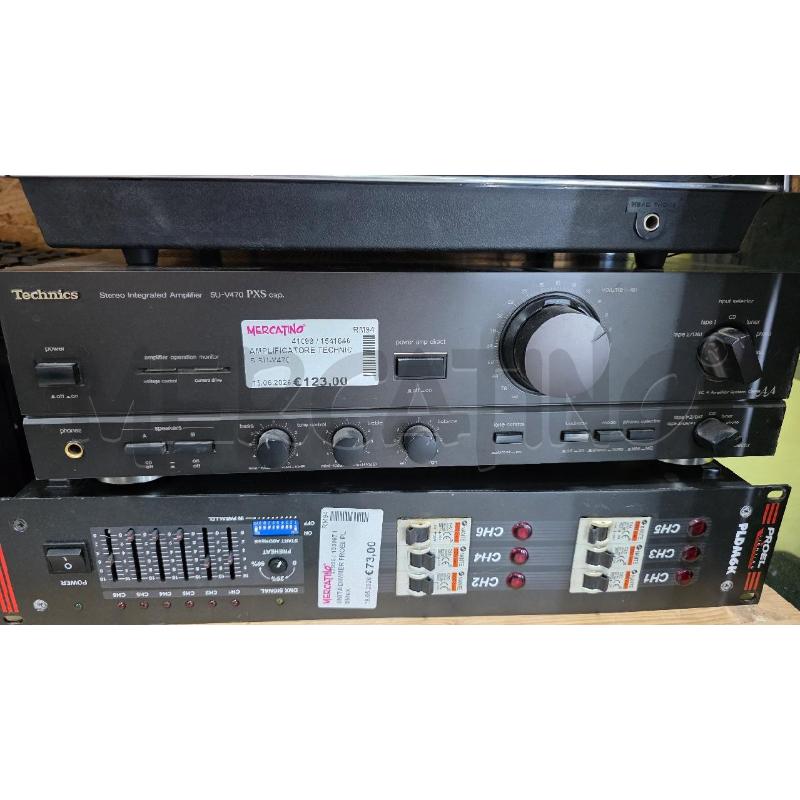 AMPLIFICATORE TECHNICS SU-V470 | Mercatino dell'Usato Pomezia 1