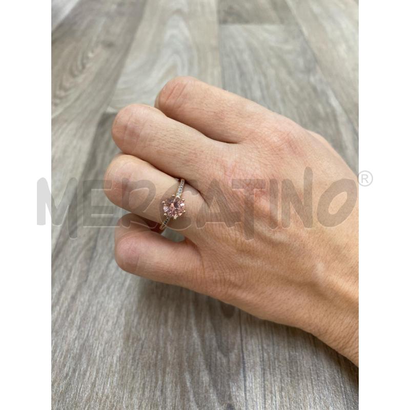 ANELLO DONNA SOLITARIO ROSA PANDORA | Mercatino dell'Usato Pomezia 1