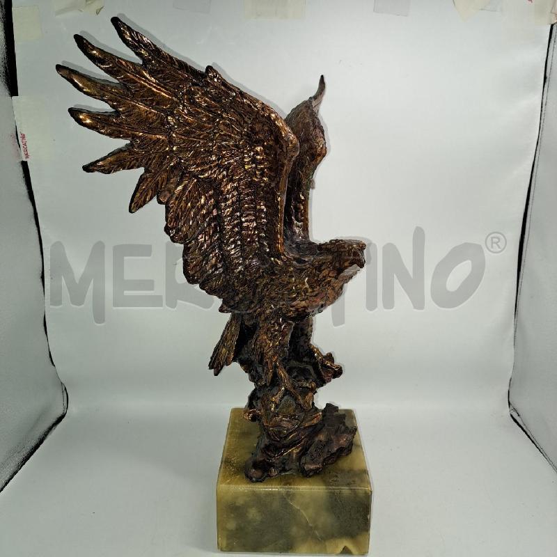 AQUILA BRONZO SU BASE MARMO A. BELLUCCI | Mercatino dell'Usato Pomezia 1