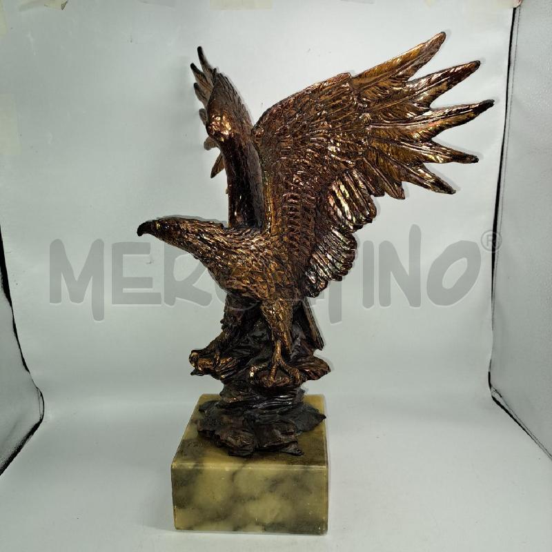 AQUILA BRONZO SU BASE MARMO A. BELLUCCI | Mercatino dell'Usato Pomezia 2
