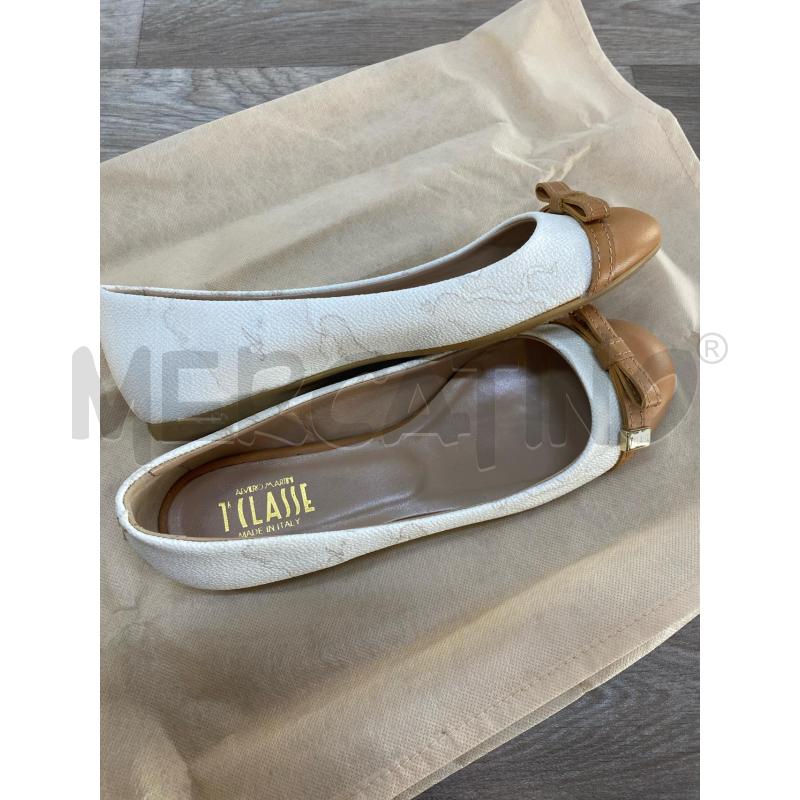 BALLERINA BIANCA PRIMA CLASSE ALVIERO MARTINI MARRONE | Mercatino dell'Usato Pomezia 4