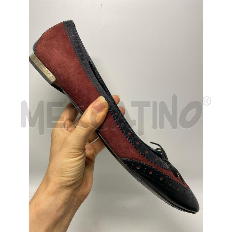 BALLERINA BURBERRY NERA BORDEAUX DA RIV  | Mercatino dell'Usato Pomezia 2