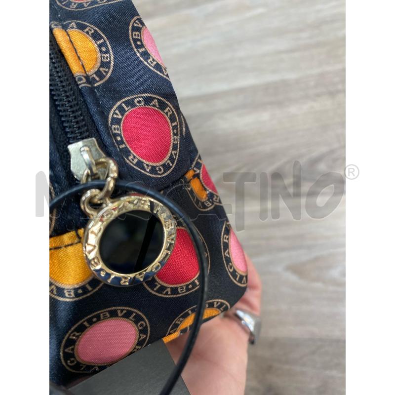 BEAUTY CASE BULGARI PARFUMS MONOGRAM TESSUTO ROSSO/ARANCIO/NERO | Mercatino dell'Usato Pomezia 4