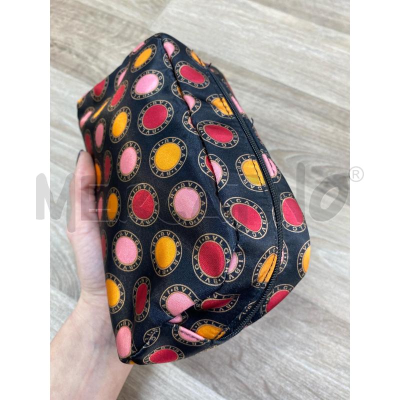 BEAUTY CASE BULGARI PARFUMS MONOGRAM TESSUTO ROSSO/ARANCIO/NERO | Mercatino dell'Usato Pomezia 5