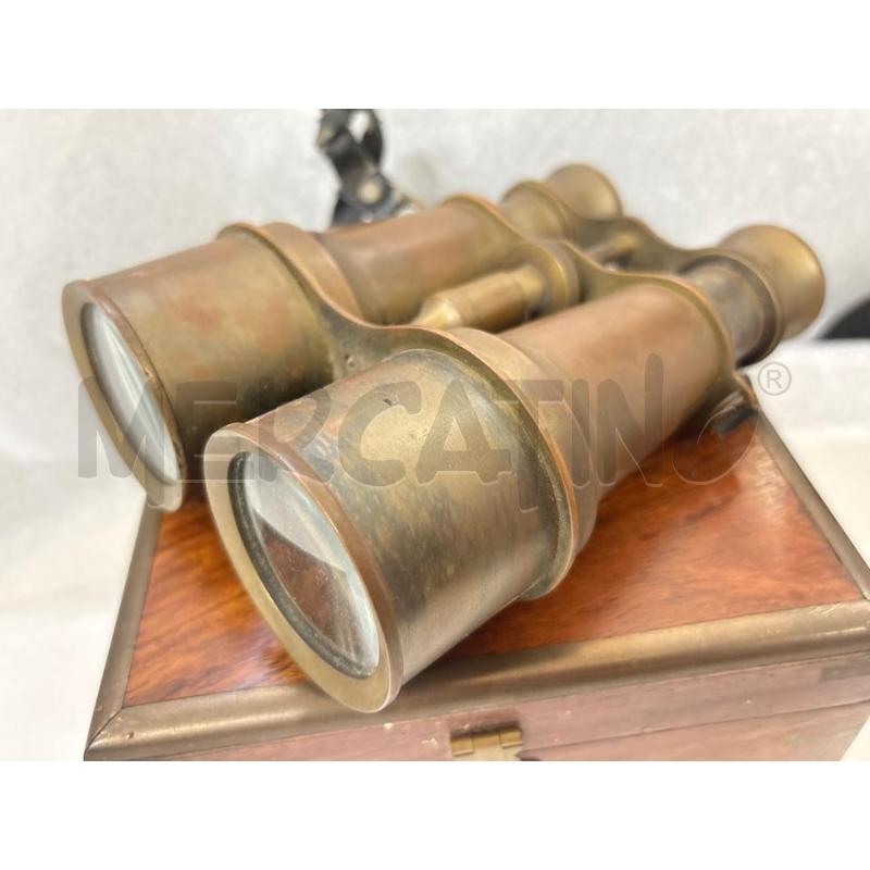 BINOCOLO STILE MARINA CON CUSTODIA LEGNO | Mercatino dell'Usato Pomezia 2