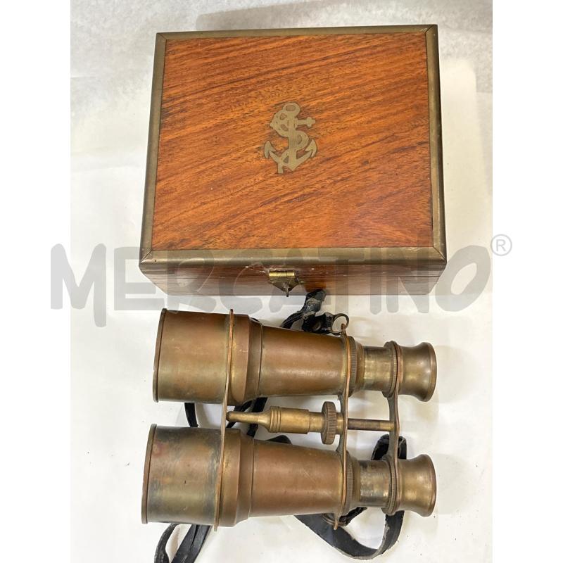 BINOCOLO STILE MARINA CON CUSTODIA LEGNO | Mercatino dell'Usato Pomezia 3