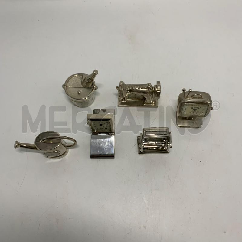 BLOCCO PICCOLI OROLOGI ARGENTATI 6PZ DA RIV | Mercatino dell'Usato Pomezia 2