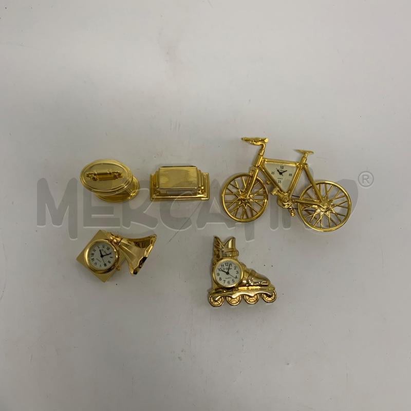 BLOCCO PICCOLI OROLOGI DORATI 5PZ DA RIV | Mercatino dell'Usato Pomezia 2