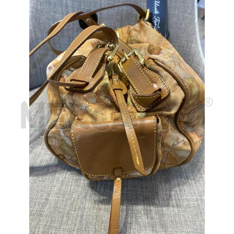 BORSA DONNA 1CLASSE A SPALLA IN TESSUTO INSERTI PELLE | Mercatino dell'Usato Pomezia 2