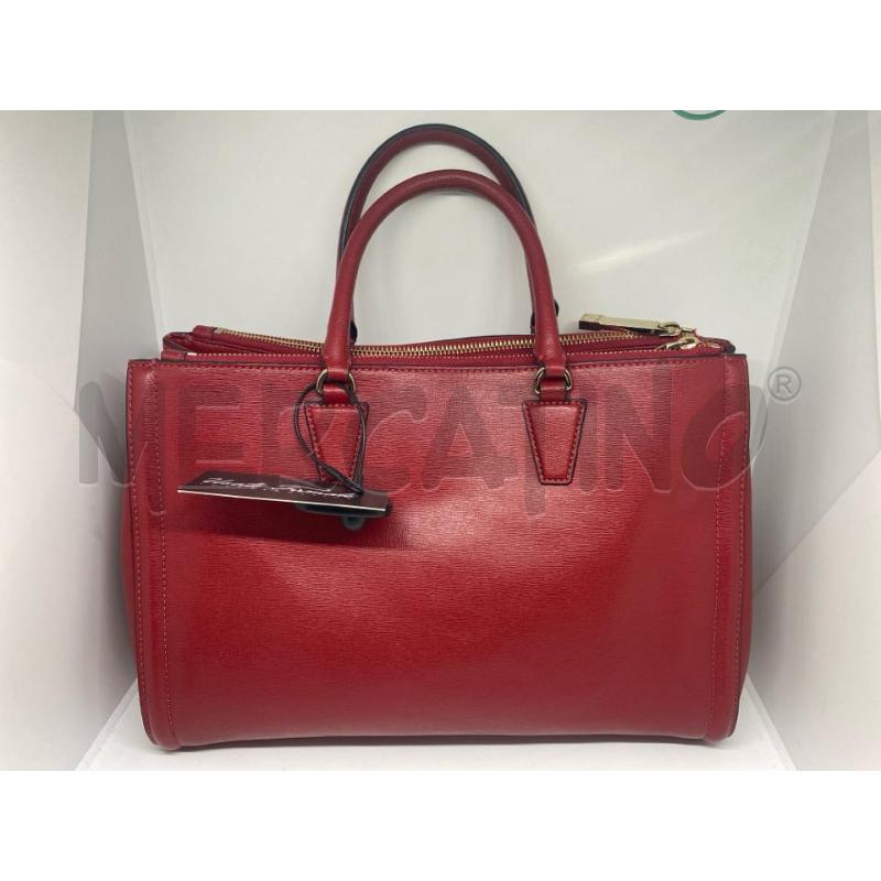BORSA DONNA A MANO COCCINELLE ROSSA SAFFIANO | Mercatino dell'Usato Pomezia 3