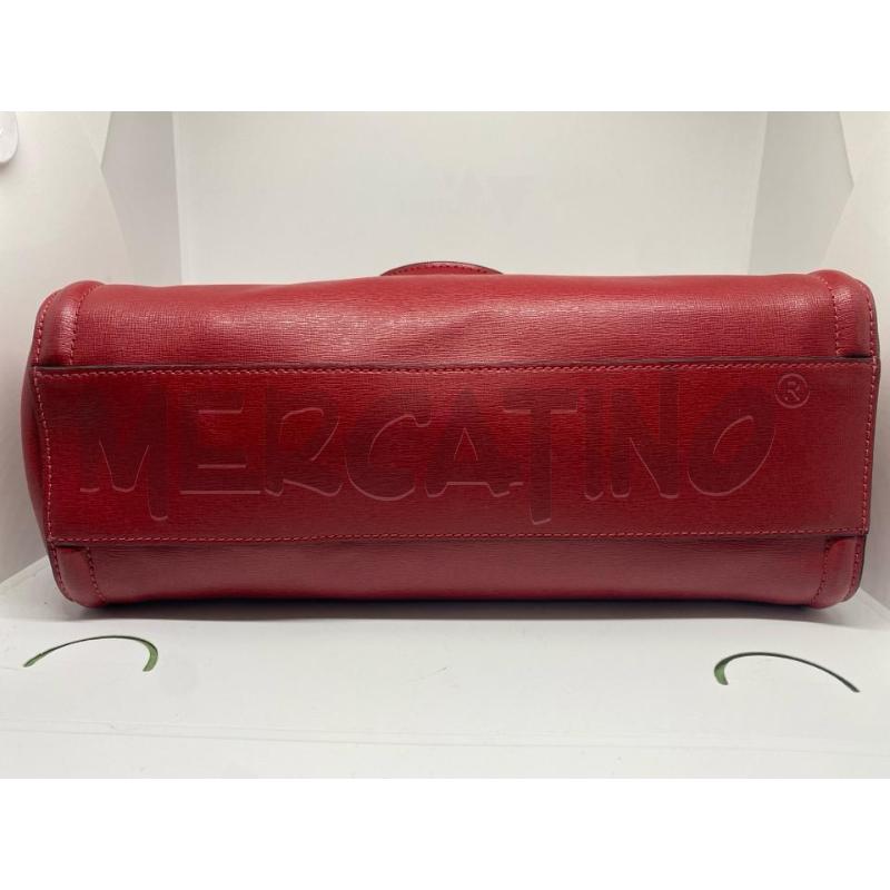 BORSA DONNA A MANO COCCINELLE ROSSA SAFFIANO | Mercatino dell'Usato Pomezia 5