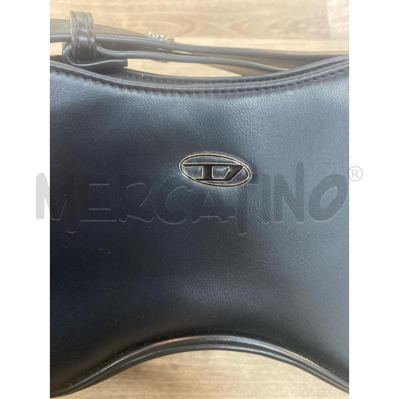 BORSA DONNA A MANO DIESEL PELLE NERA  | Mercatino dell'Usato Pomezia 2