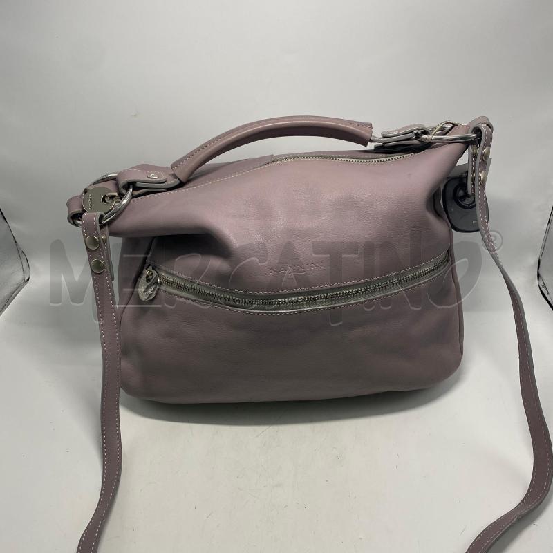 BORSA DONNA A SPALLA PELLE GLICINE NANNINI | Mercatino dell'Usato Pomezia 1