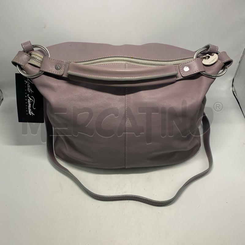 BORSA DONNA A SPALLA PELLE GLICINE NANNINI | Mercatino dell'Usato Pomezia 2