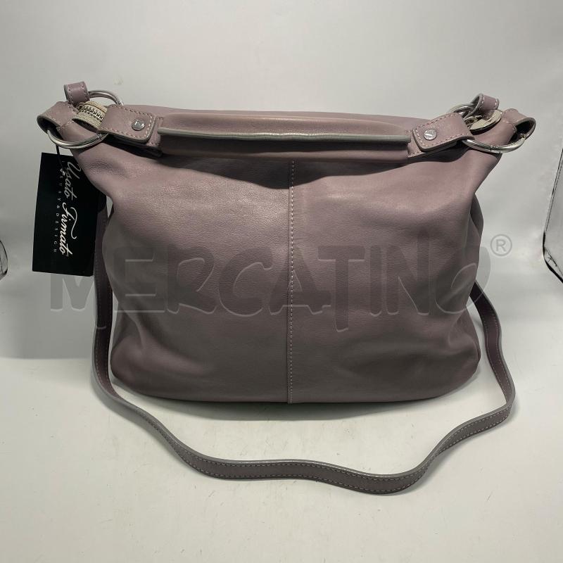 BORSA DONNA A SPALLA PELLE GLICINE NANNINI | Mercatino dell'Usato Pomezia 3