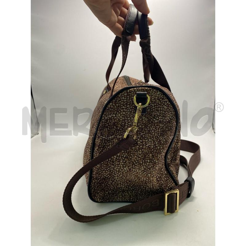 BORSA DONNA BAULETTO TESSUTO BORBONESE  | Mercatino dell'Usato Pomezia 3