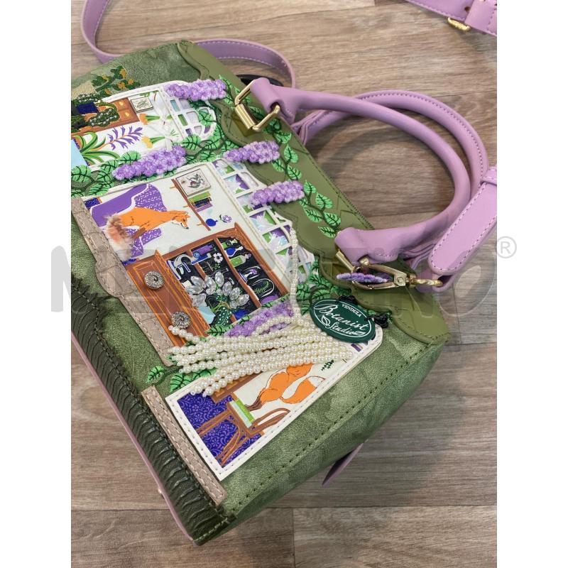 BORSA DONNA BAULETTO VERDE VENDULA  | Mercatino dell'Usato Pomezia 2