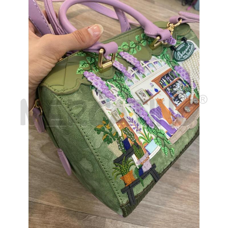 BORSA DONNA BAULETTO VERDE VENDULA  | Mercatino dell'Usato Pomezia 3