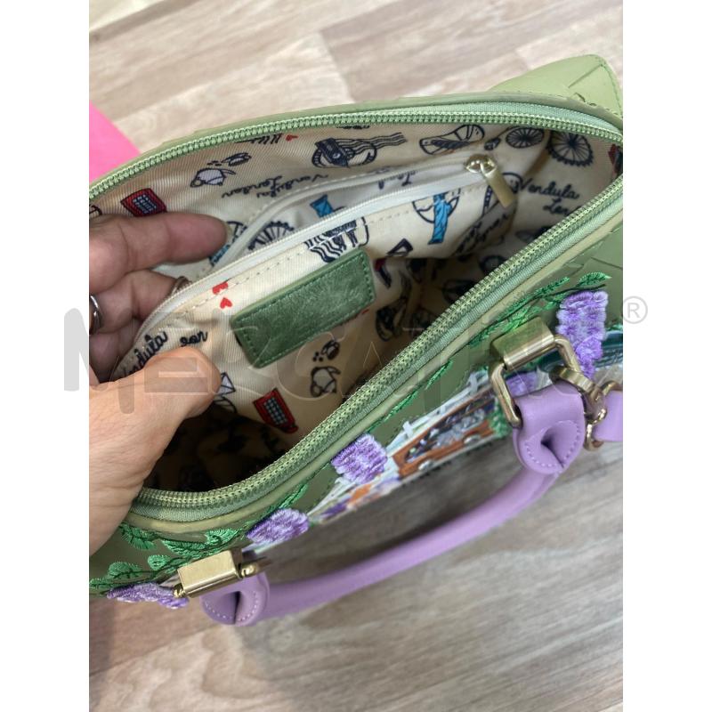 BORSA DONNA BAULETTO VERDE VENDULA  | Mercatino dell'Usato Pomezia 5