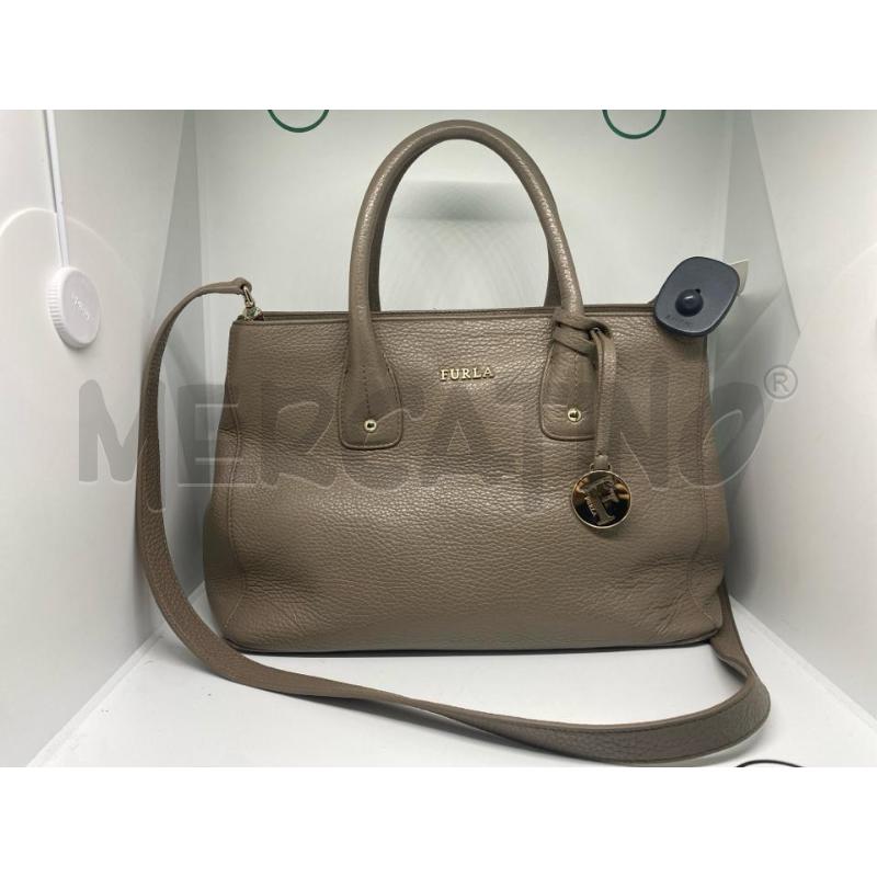 BORSA DONNA FURLA TORTORA A MANO E TRACOLLA | Mercatino dell'Usato Pomezia 1