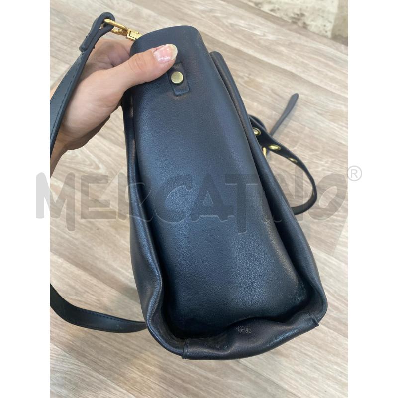 BORSA DONNA GAUDI NERA MANICI ANELLI | Mercatino dell'Usato Pomezia 5